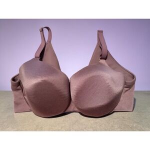 Cacique Dusty Purple Lightly Lined Balconette Bra 38DDD Underwire 1115603